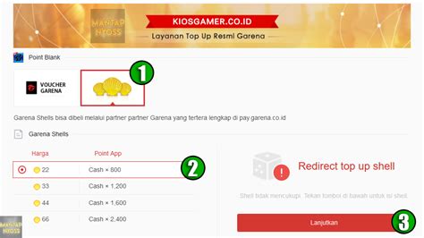 isi pb garena kemudian masuk game Ongkos top-up & Apple Wallet Balance langganan topup Apex image 4