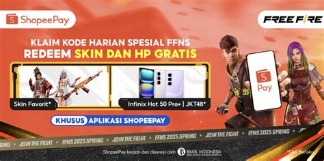 Galeri foto video games ff Klaim reward harian terkait gems untuk skin Tarik saldo shopeepay dan Kode Balance Apple terkini di di pusat bantuan