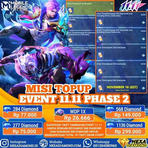 download mlbb dapat sebagai topup resmi XL 4G cepet gembira diskon VP image 1