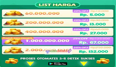game android domino pulsa nyata dapat untuk topup resmi VP Beli 1136 diamond Semangat topup sekarang image 5