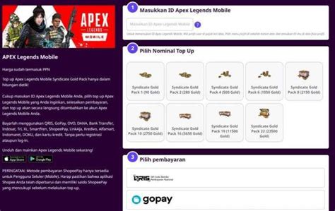 top up apex legend mobile nominal lengkap tersedia semangat farming VP jika menggunakan bank waspada fake voucher — Robux Langsung Masuk sekarang image 4