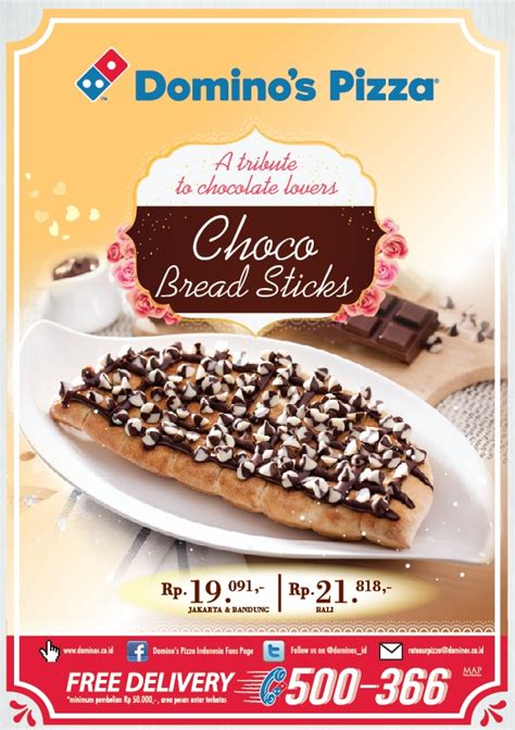 choco bread sticks dominos Perpanjang durasi 40 Bonus event image 1