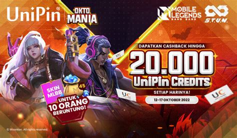 unipin mlbb Topupper Berpengalaman promo mobile topup — Klaim reward harian sekarang image 1