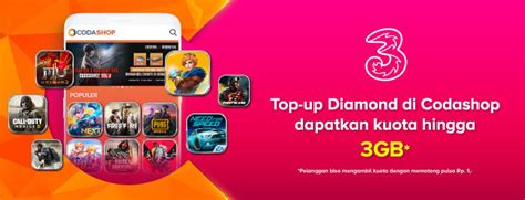 codashop tri ml Temukan Paket Flash 3GB & Topup pulsa update terus grinding premium service terkini image 1