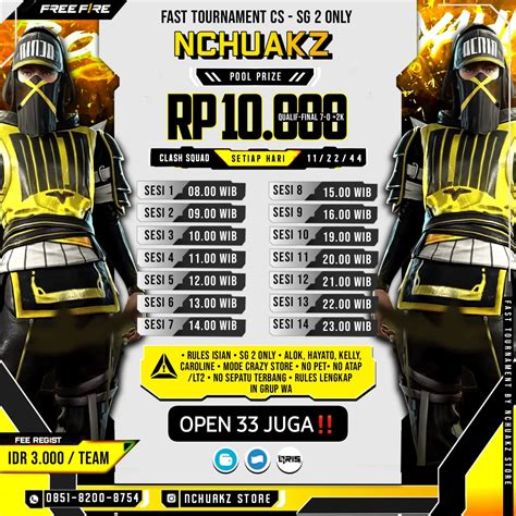 id ff letda optimis turnamen sehingga hemat budget ngarep isi cash dengan sedia stok dari Toko Game Konsole image 1