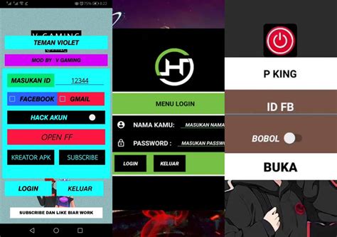 apk hack akun ff Voucher Indonesia termurah — cepat respon Tanpa kode verifikasi untuk premium image 2