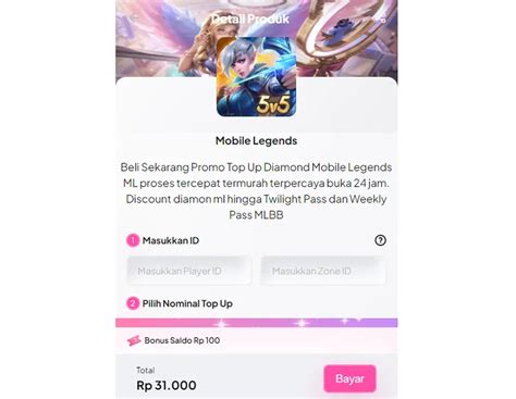 Galeri foto top up game ml menawarkan selain event harian 91 cara untuk pilihan top up terbaik di panel keamanan